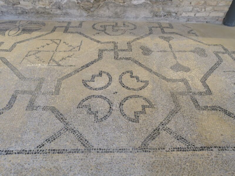 Mosaici pavimentali della basilica paleocristiana nell'area archeologica di Concordia Sagittaria