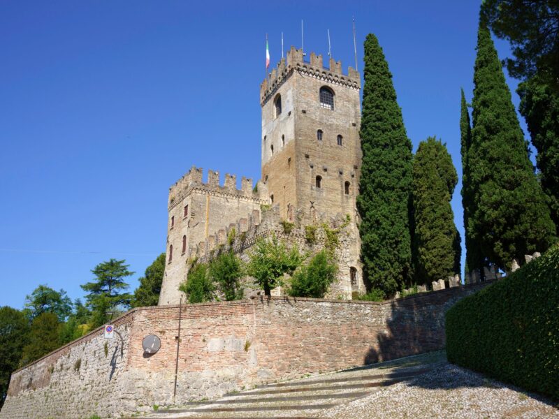 Il castello di Conegliano sul colle di Giano