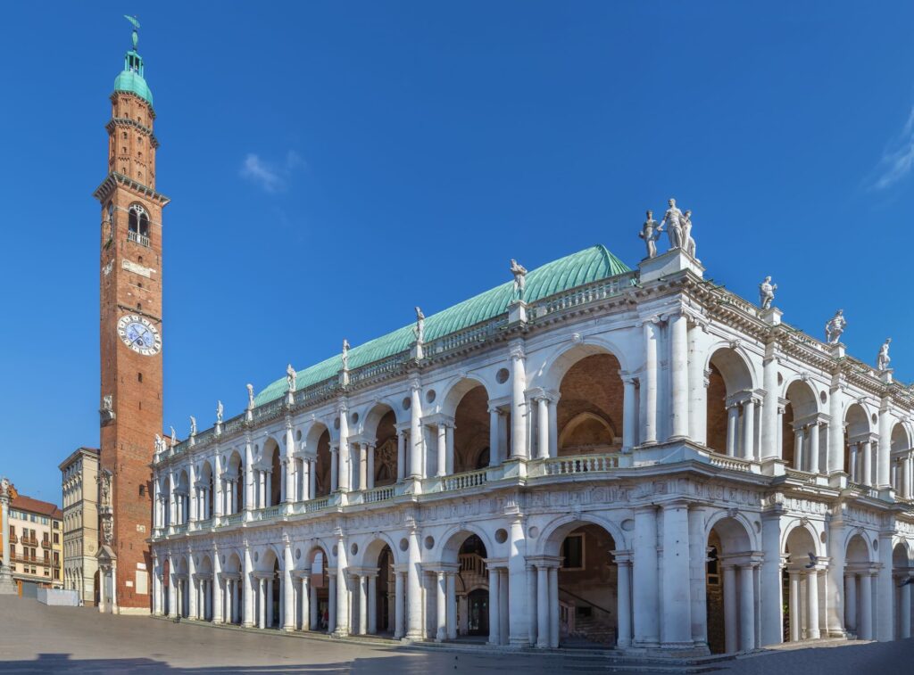 Basilica Palladiana and Torre Bissara in Piazza dei Signori, Vicenza