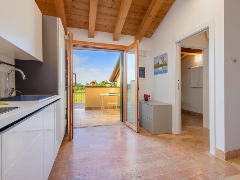 Accesso al terrazzo dall'openspace